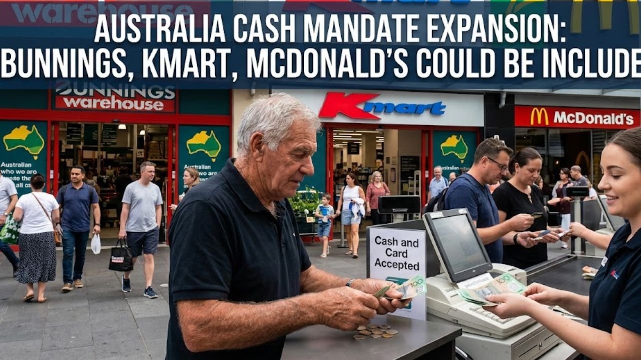 Australia Cash Mandate Expansion: Bunnings, Kmart, McDonald’s Could Be Included