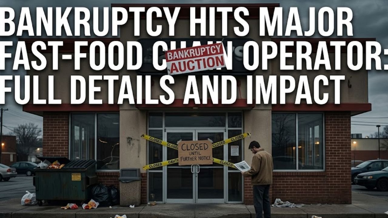 Bankruptcy Hits Major Fast-Food Chain Operator: Full Details and Impact