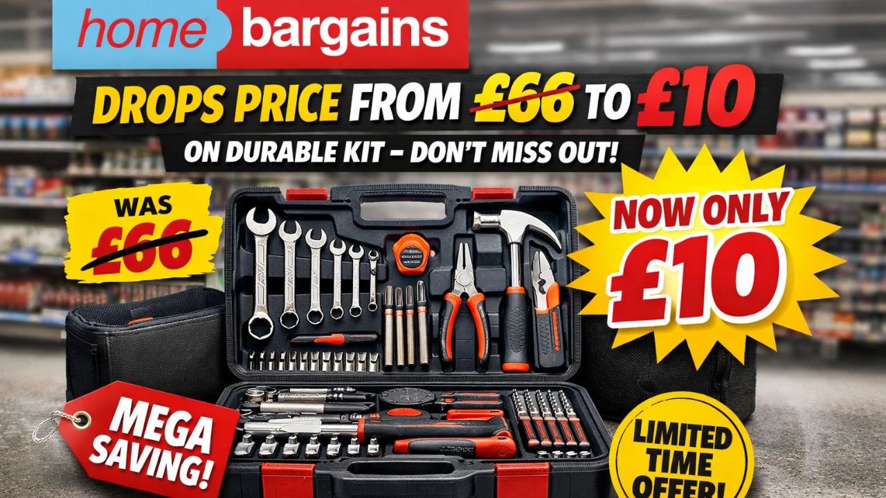 Home Bargains Drops Price from £66 to £10 on Durable Kit – Don’t Miss Out