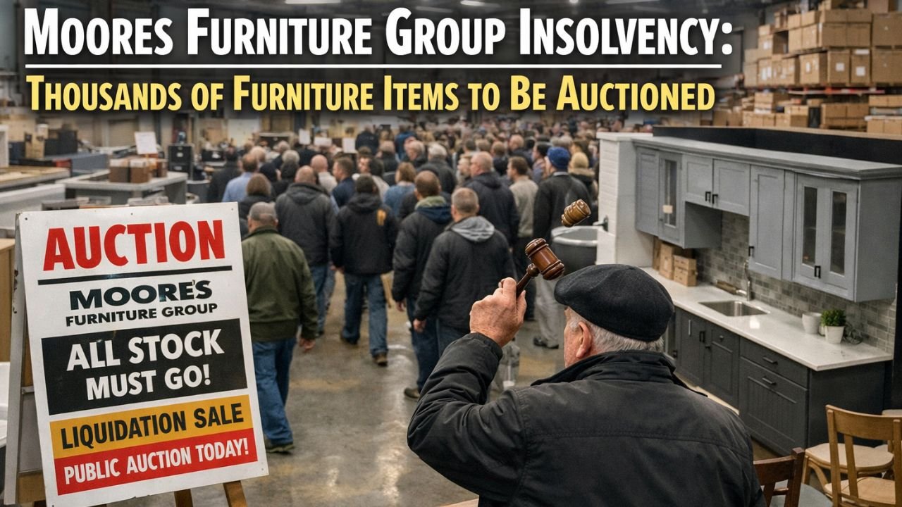 Moores Furniture Group Insolvency: Thousands of Furniture Items to Be Auctioned